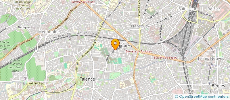 localisation de l'entreprise MADAME SUZANNE ROMANI  TALENCE