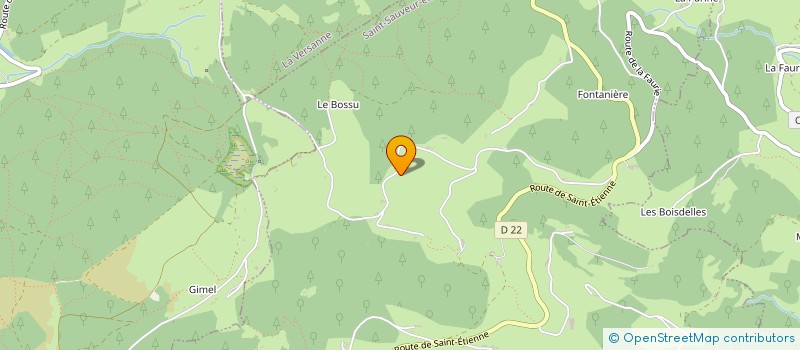 localisation de l'entreprise MADAME SUZANNE ROUCHOUZE  SAINT-SAUVEUR-EN-RUE