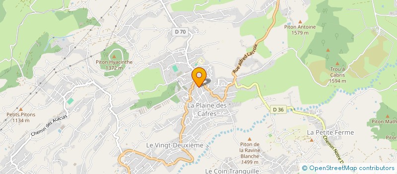 localisation de l'entreprise MADAME SUZANNE ROUSSEL  LE TAMPON