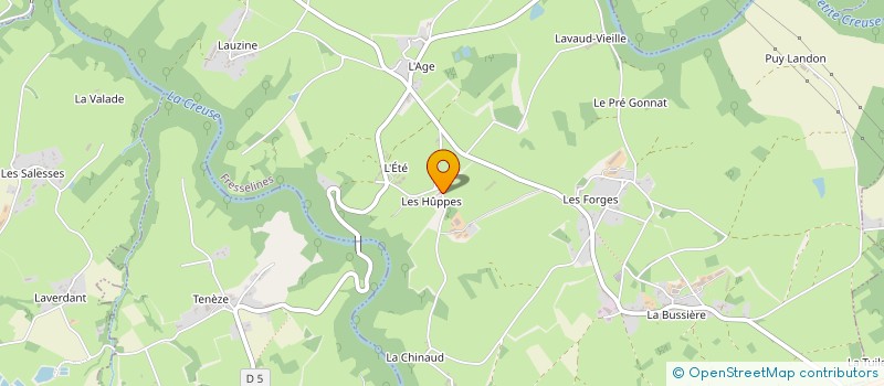 localisation de l'entreprise MADAME SUZANNE ROY à FRESSELINES