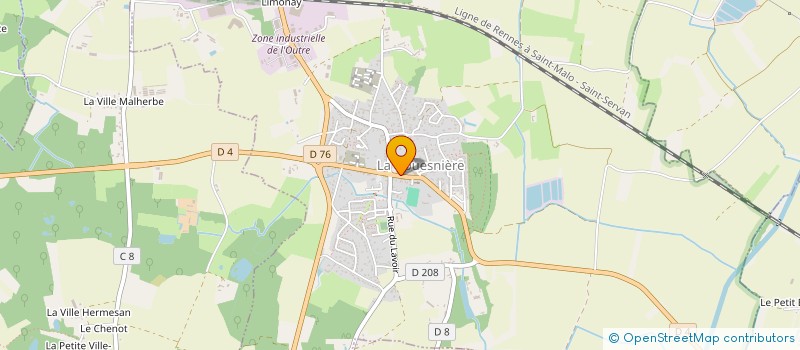 localisation de l'entreprise MADAME SUZANNE RUAUX  LA GOUESNIERE