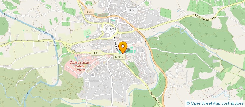 localisation de l'entreprise MADAME SUZANNE SABAH  LAMBESC