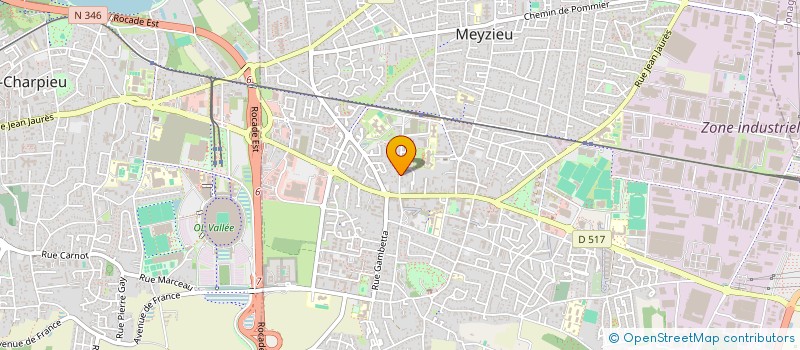 localisation de l'entreprise MADAME SUZANNE SAGE  MEYZIEU