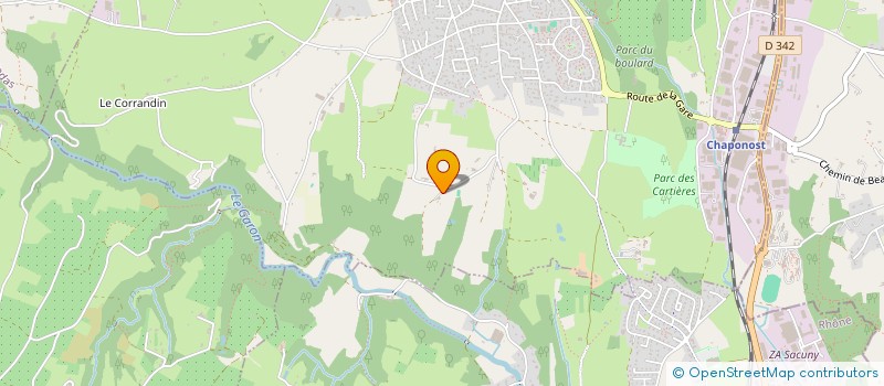 localisation de l'entreprise MADAME SUZANNE SAMYN  CHAPONOST