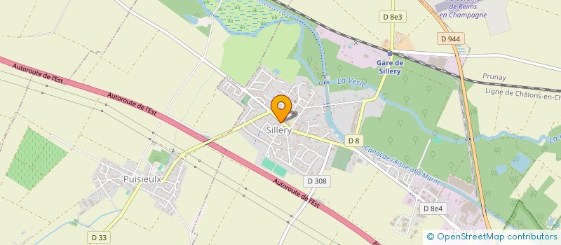 localisation de l'entreprise MADAME SUZANNE SBAI  SILLERY