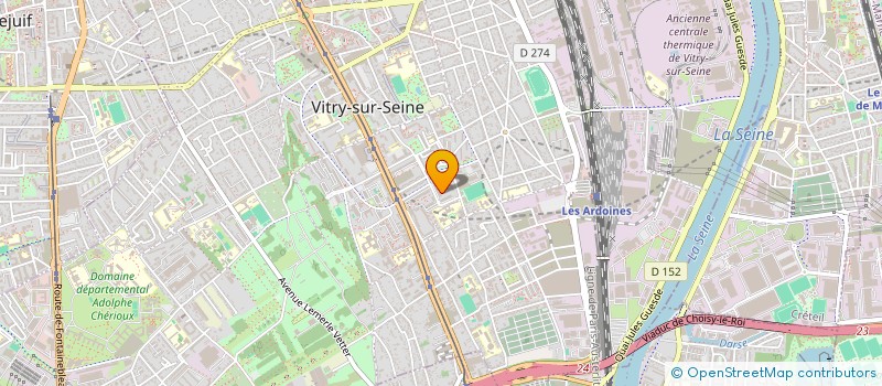 localisation de l'entreprise MADAME SUZANNE SIBE A NOUKA à VITRY-SUR-SEINE