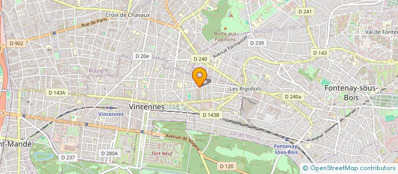 localisation de l'entreprise MADAME SUZANNE SMITH à VINCENNES