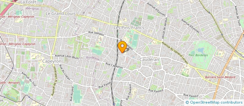 localisation de l'entreprise MADAME SUZANNE TCHAKOUNTE  BORDEAUX