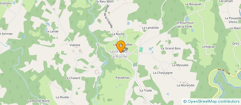 localisation de l'entreprise MADAME SUZANNE THULEAU à SAINT-PAUL-LA-ROCHE