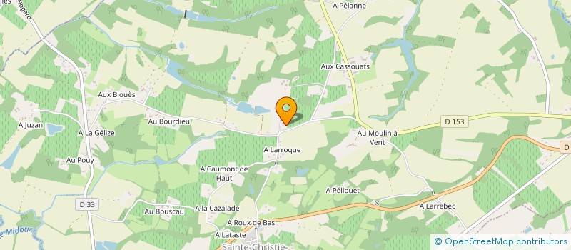 localisation de l'entreprise MADAME SUZANNE TOUJOUSE  MANCIET