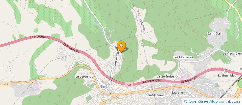 localisation de l'entreprise MADAME SUZANNE TREMOLIERE  LE CANNET-DES-MAURES