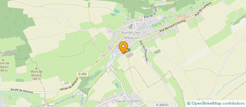 localisation de l'entreprise MADAME SUZANNE TRIDEMY  NIELLES-LES-BLEQUIN