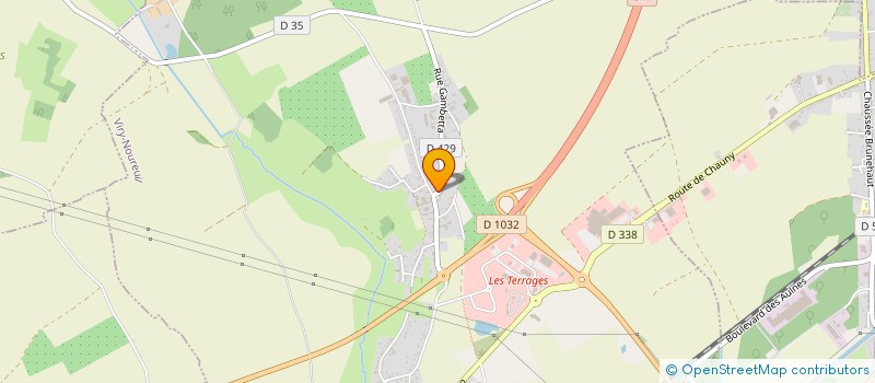 localisation de l'entreprise MADAME SUZANNE TRIOUX à CHAUNY