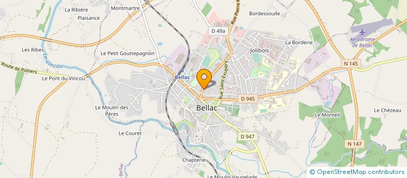 localisation de l'entreprise MADAME SUZANNE TROCME à BELLAC