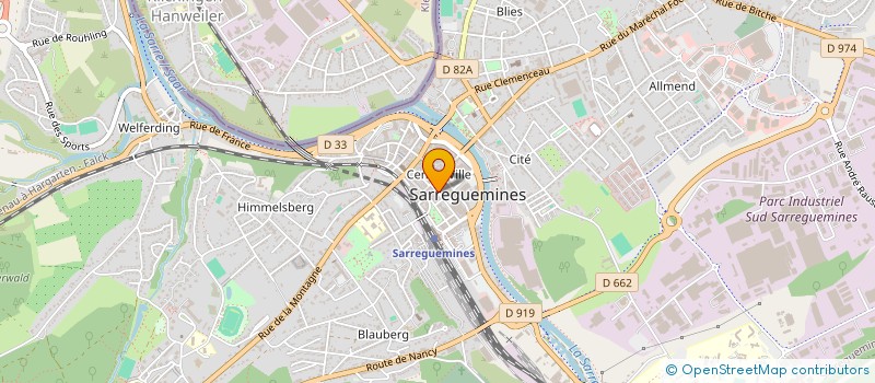 localisation de l'entreprise MADAME SUZANNE ULMER à SARREGUEMINES
