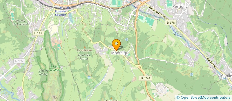 localisation de l'entreprise MADAME SUZANNE VEIT  MONTAIGU