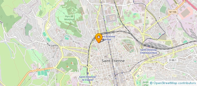 localisation de l'entreprise MADAME SUZANNE VERGNIAUX  SAINT-ETIENNE