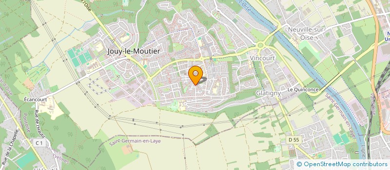 localisation de l'entreprise MADAME SUZANNE VERPEAU à JOUY-LE-MOUTIER