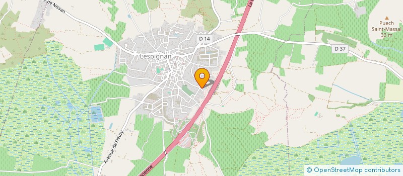 localisation de l'entreprise MADAME SUZANNE VILLA  LESPIGNAN