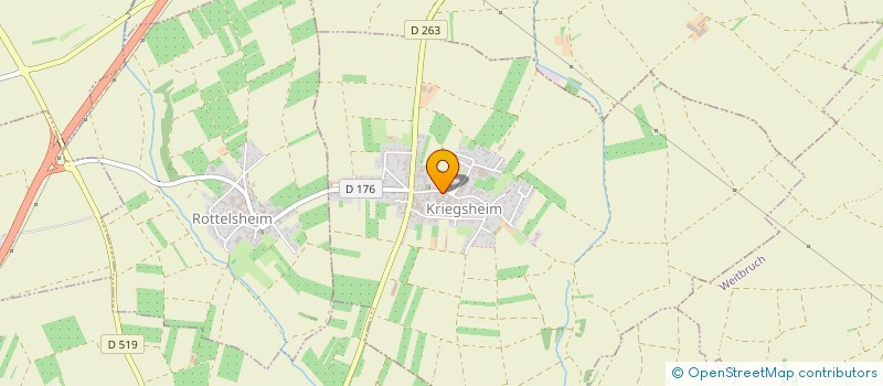 localisation de l'entreprise MADAME SUZANNE WENDLING  KRIEGSHEIM