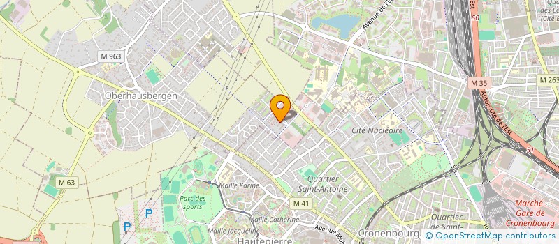 localisation de l'entreprise MADAME SUZANNE YALCIN  OBERHAUSBERGEN