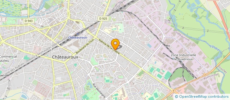 localisation de l'entreprise MADAME SUZANNE YVERNAULT à CHATEAUROUX