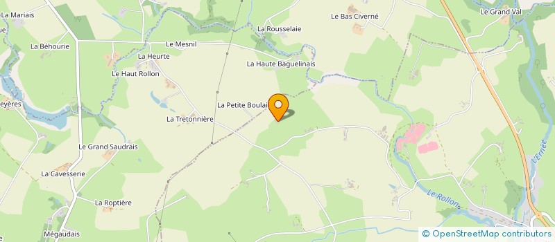 localisation de l'entreprise MADAME SUZANNEE FAUGUE  ERNEE