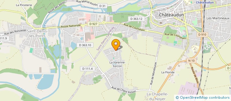 localisation de l'entreprise MADAME SUZE RAKOTOMANOMANA à LA CHAPELLE-DU-NOYER
