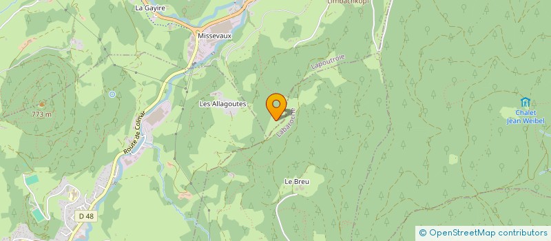 localisation de l'entreprise MADAME SUZEL AMEDRO  LAPOUTROIE