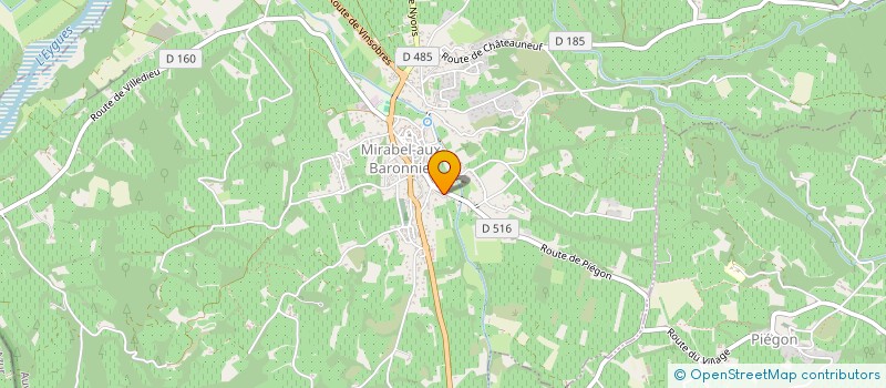 localisation de l'entreprise MADAME SUZEL HASSEN  MIRABEL-AUX-BARONNIES