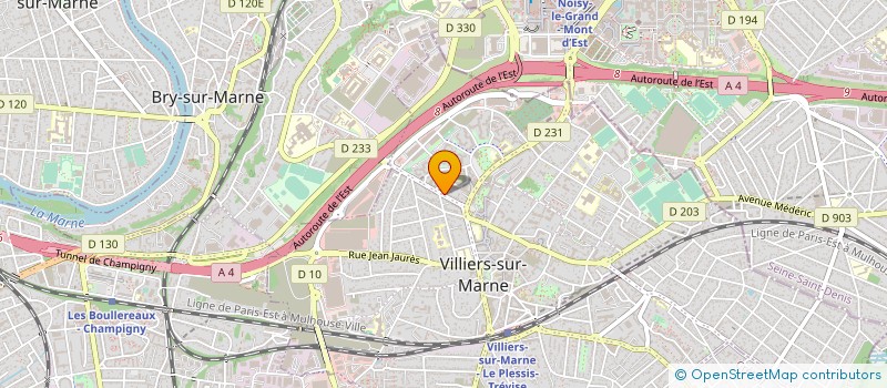 localisation de l'entreprise MADAME SUZELLE GAUTIER  VILLIERS-SUR-MARNE