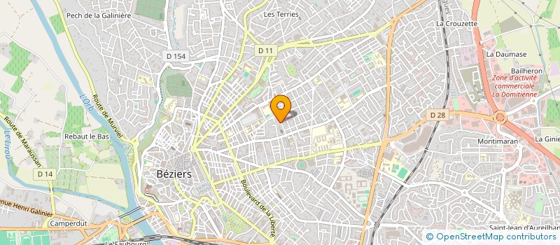 localisation de l'entreprise MADAME SUZELLE GOMIS à BEZIERS