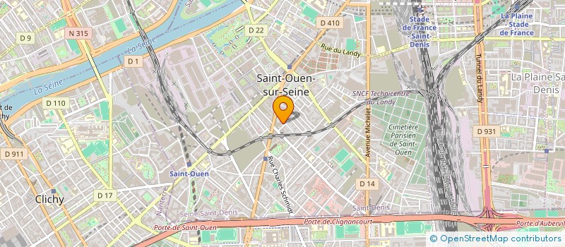 localisation de l'entreprise MADAME SUZETE FRADE à SAINT-OUEN-SUR-SEINE