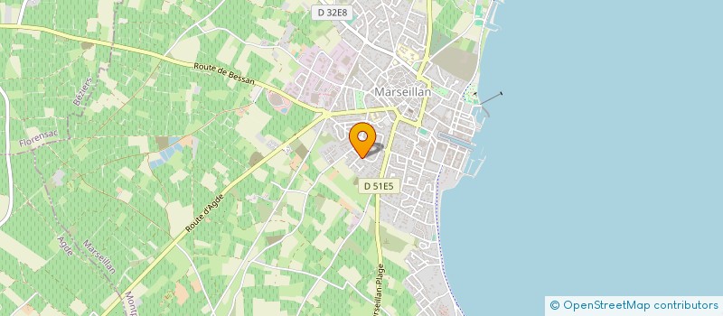 localisation de l'entreprise MADAME SUZETTE ALBERICH à MARSEILLAN