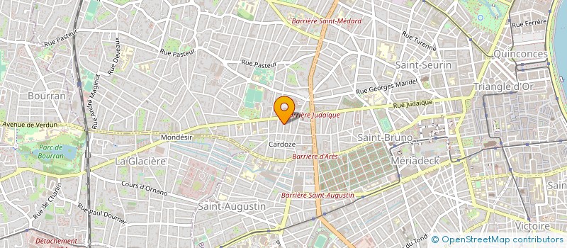 localisation de l'entreprise MADAME SUZETTE AMIC à BORDEAUX