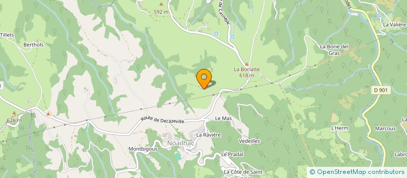 localisation de l'entreprise MADAME SUZETTE BONY  CONQUES-EN-ROUERGUE
