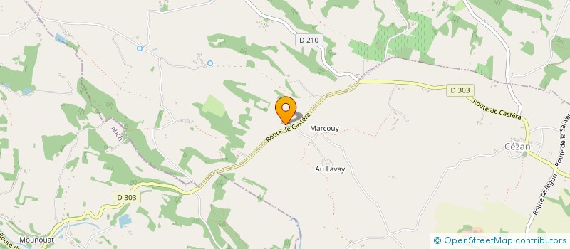 localisation de l'entreprise MADAME SUZETTE DANNE  CEZAN