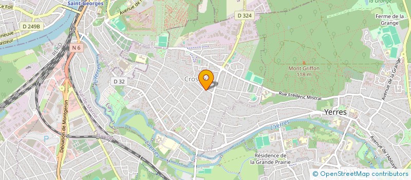 localisation de l'entreprise MADAME SUZETTE DUARTE  CROSNE