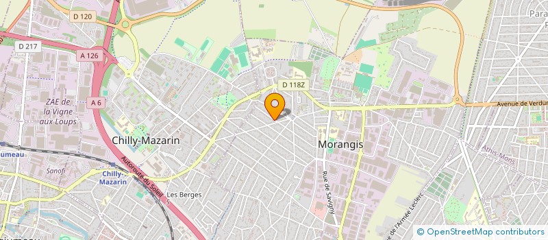 localisation de l'entreprise MADAME SUZETTE FERREIRA MARTINS à MORANGIS