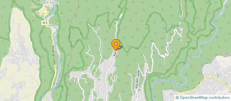 localisation de l'entreprise MADAME SUZETTE FONTAINE  ENTRE DEUX