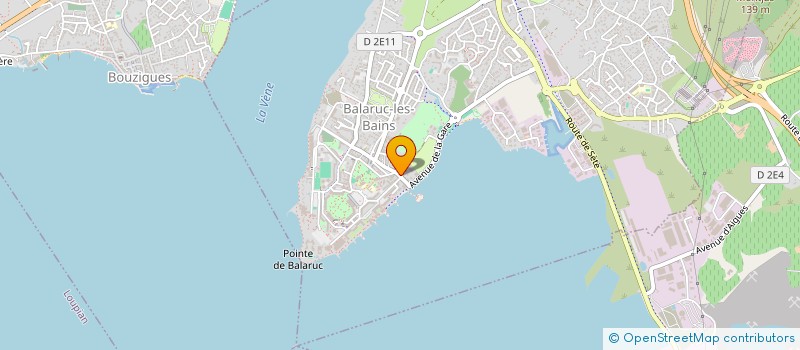 localisation de l'entreprise MADAME SUZETTE GENAY  BALARUC-LES-BAINS