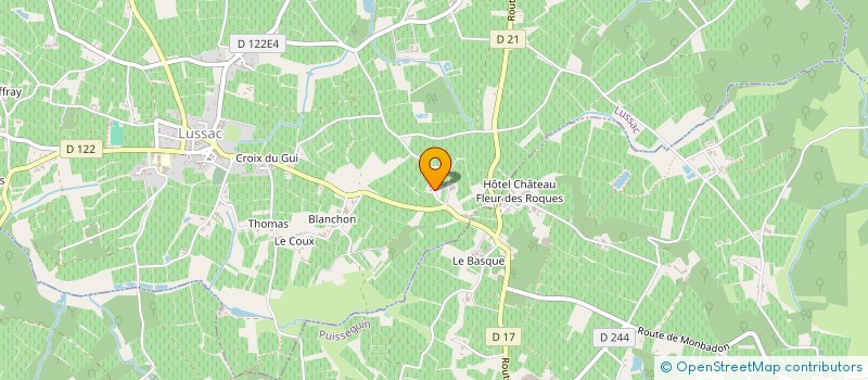 localisation de l'entreprise MADAME SUZETTE MARIAUD  PUISSEGUIN