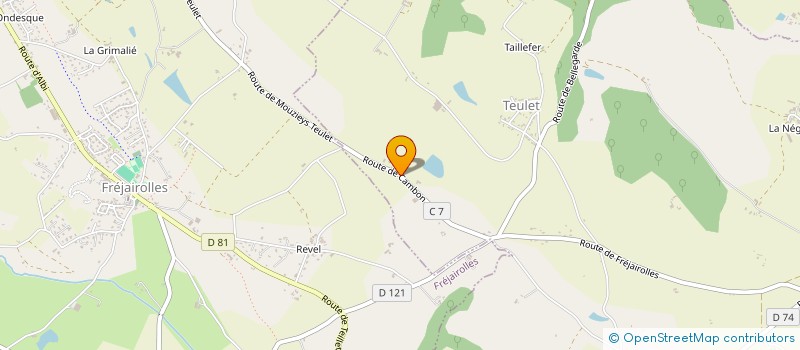 localisation de l'entreprise MADAME SUZETTE MAUREL  BELLEGARDE-MARSAL