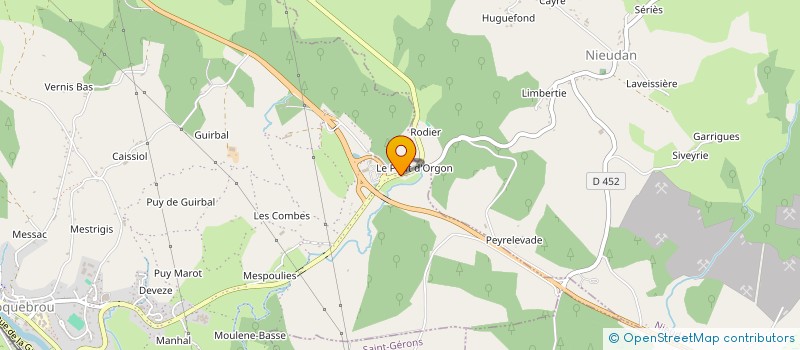 localisation de l'entreprise MADAME SUZETTE PONSOT à LAROQUEBROU