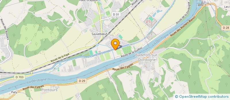 localisation de l'entreprise MADAME SUZETTE QUEUILLE  COUZE-ET-SAINT-FRONT