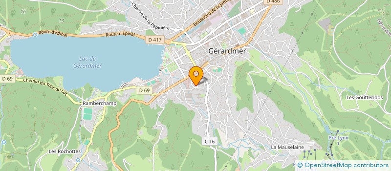 localisation de l'entreprise MADAME SUZETTE SCHIRMANN  XONRUPT-LONGEMER