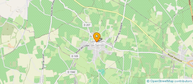 localisation de l'entreprise MADAME SUZIE CHAPELLE  SAINT-JEAN-DE-SERRES