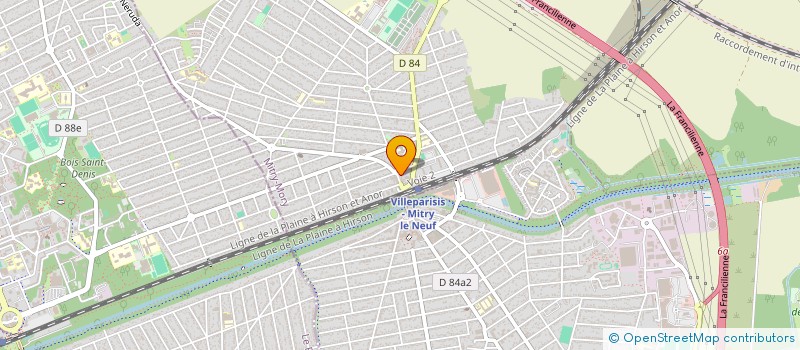 localisation de l'entreprise MADAME SUZIE DA SILVA  MITRY-MORY