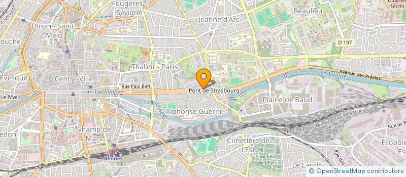 localisation de l'entreprise MADAME SUZIE GAIGNON  RENNES