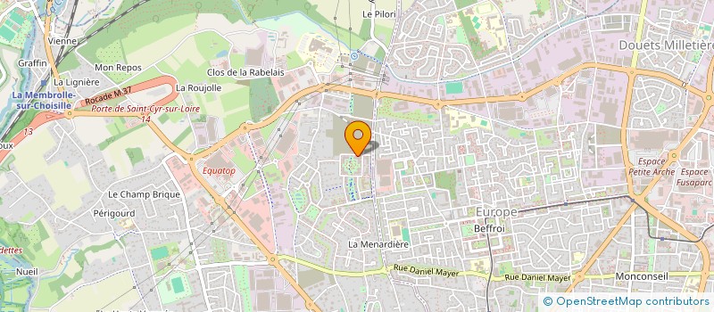 localisation de l'entreprise MADAME SUZIE GALTEAU  SAINT-CYR-SUR-LOIRE